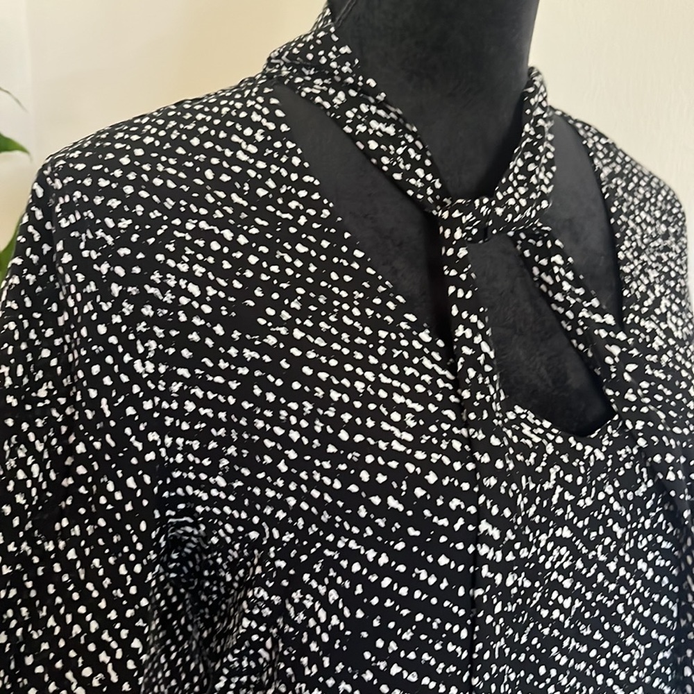 CLOTH & Stone Neck Tie Blouse Shirt XS - Picture 4 of 10